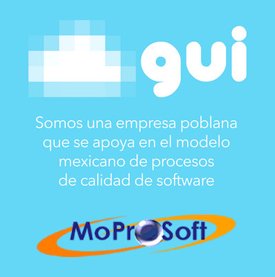 Logo de Gui Software utilizando el modelo de procesos MoProSoft