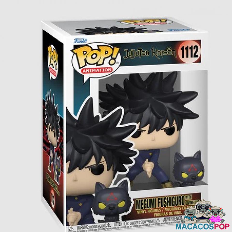 Funko Pop & Buddy: Jujutsu Kaisen - Megumi Fushiguro con Perro MacacosPop